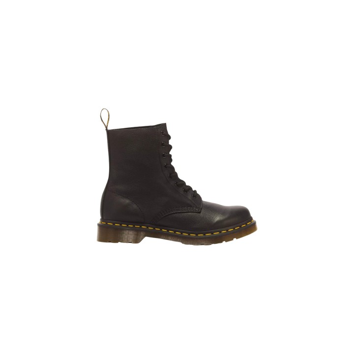 Dr. Martens 1460 Pascal Bex Pisa botas de mujer negras de piel vista lateral