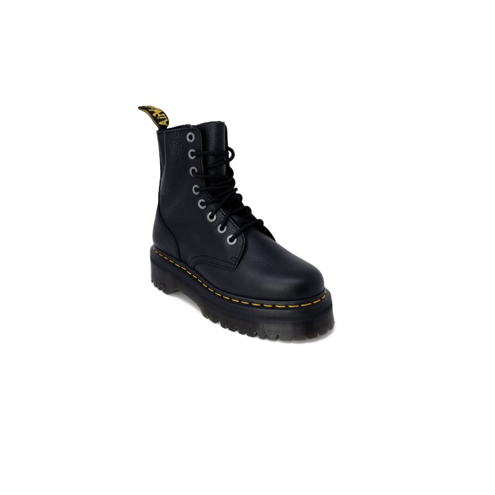Bota Dr. Martens Jadon III Pisa 26378001 negra para mujer vista de tres cuartos