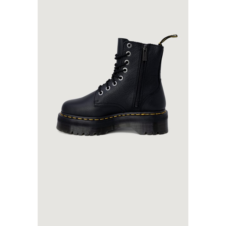 Bota Dr. Martens Jadon III Pisa 26378001 negra para mujer vista lateral