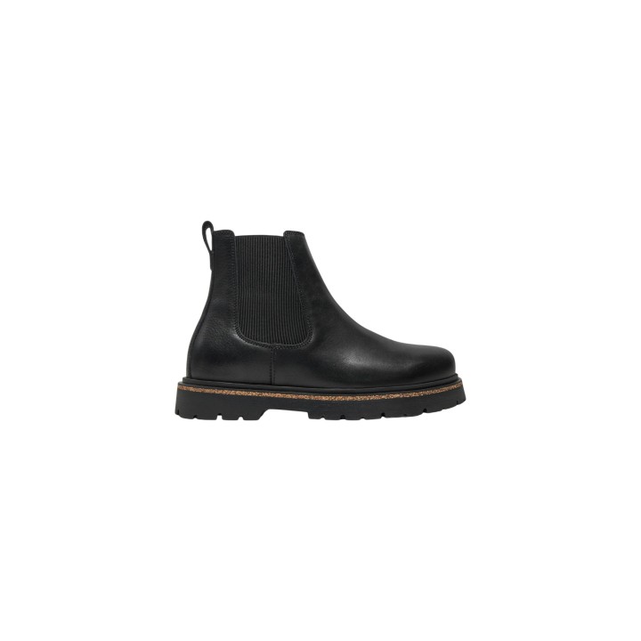 Birkenstock Highwood Slip On 1025781 botín negro de mujer en vista lateral
