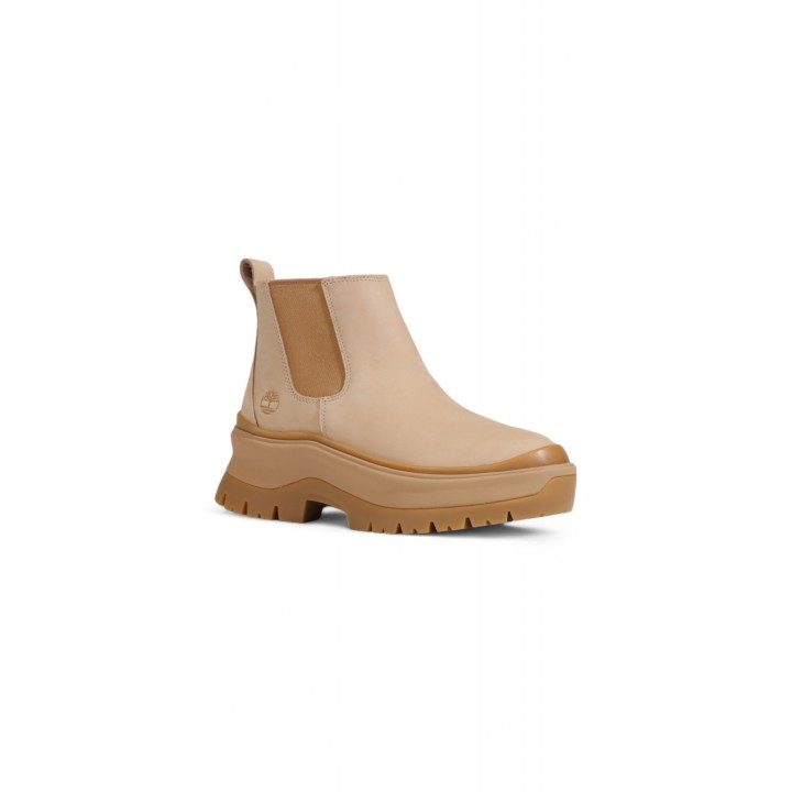Timberland botín Chelsea de mujer beige claro TB0A28XMEN7 vista tres cuartos