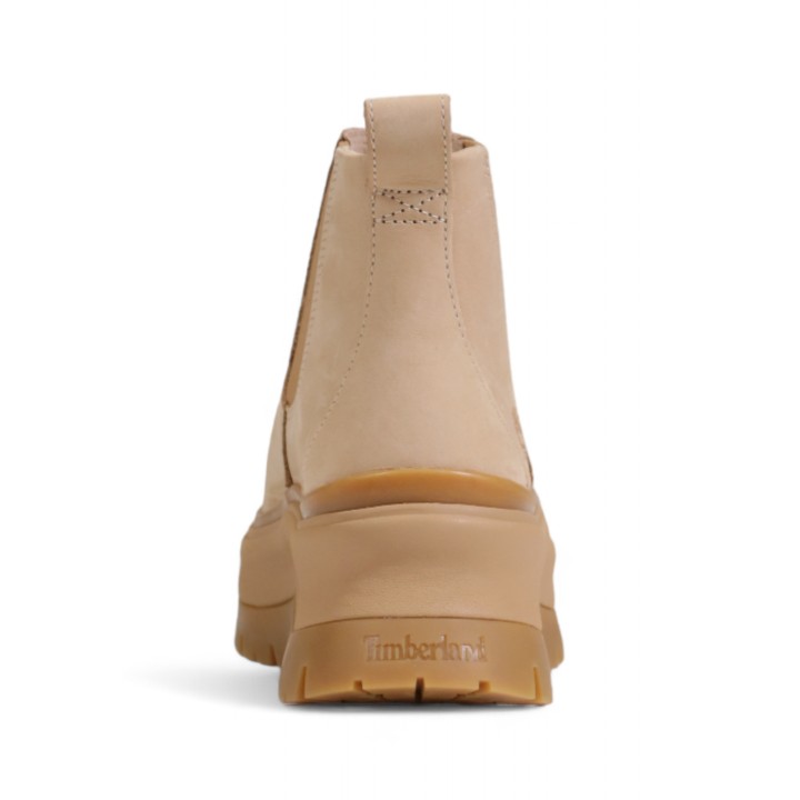 Timberland botín Chelsea de mujer beige claro TB0A28XMEN7 vista posterior