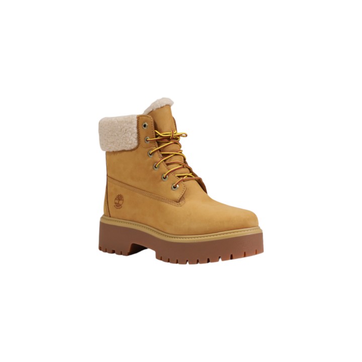 Timberland bota beige de mujer TB0A2PU6754 vista tres cuartos