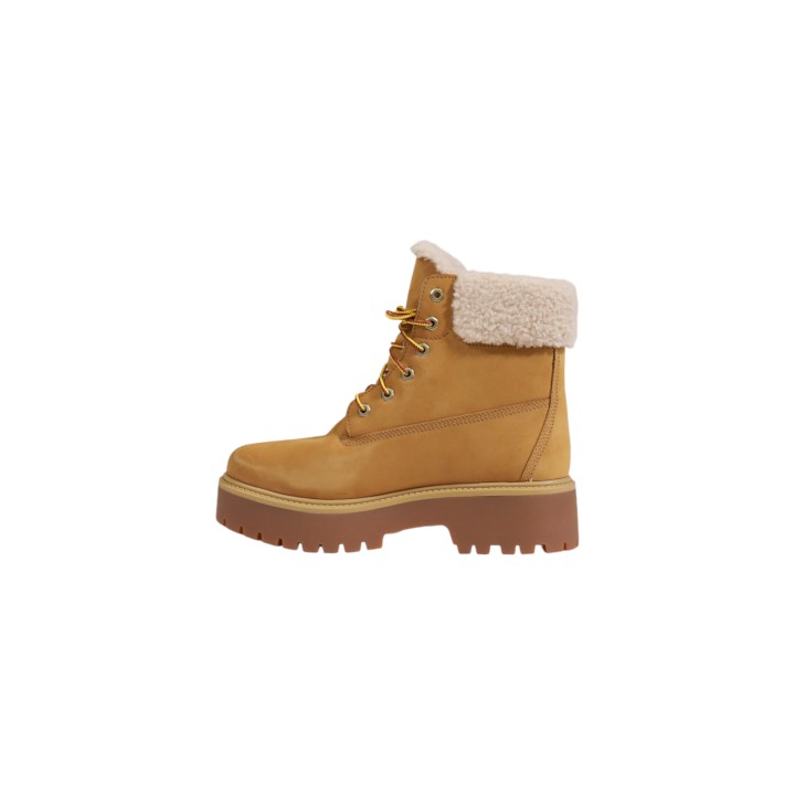 Timberland bota beige de mujer TB0A2PU6754 vista lateral