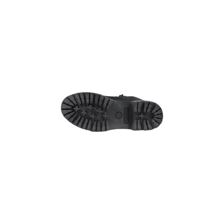 Detalle de la suela de la bota Timberland Prem 6 negra de mujer