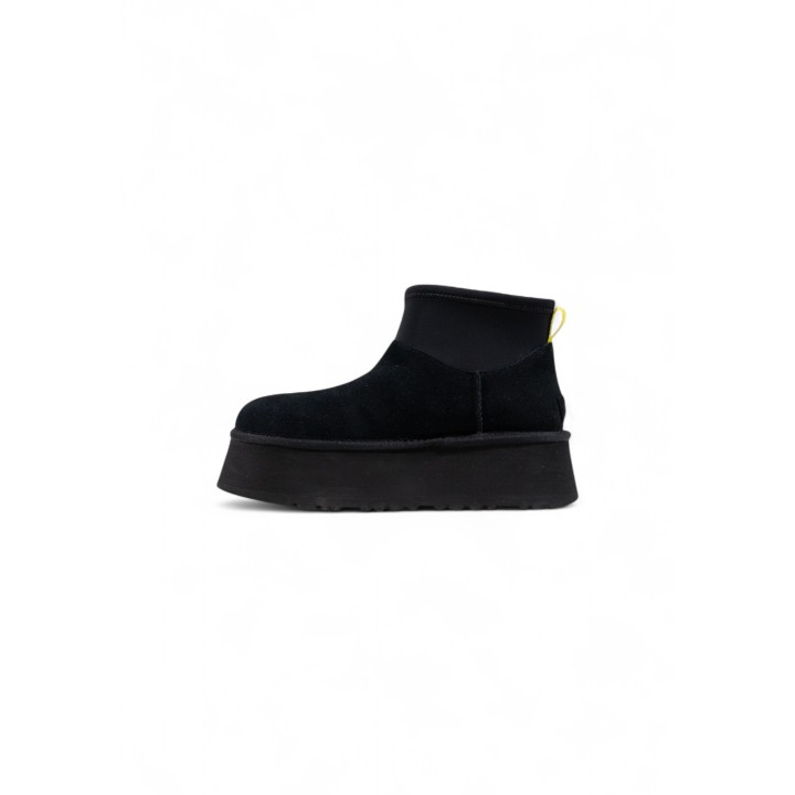 UGG Classic Mini Dipper 1168170 para mujer en ante negro vista lateral