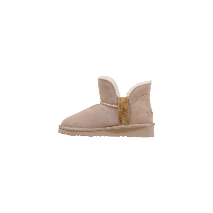 Botín de mujer Alviero Martini Prima Classe JR N 1326 407A beige claro vista lateral