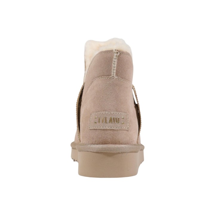 Botín de mujer Alviero Martini Prima Classe JR N 1326 407A beige claro vista posterior
