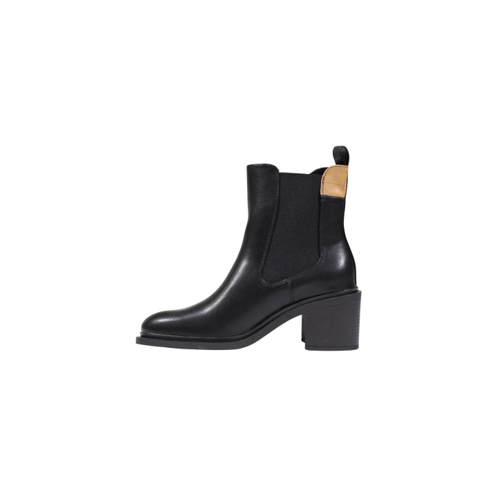 Alviero Martini Prima Classe botín de mujer negro Z 1258 300B en vista lateral