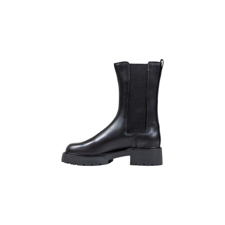 Calvin Klein Jeans botín Chelsea chunky negro para mujer vista lateral
