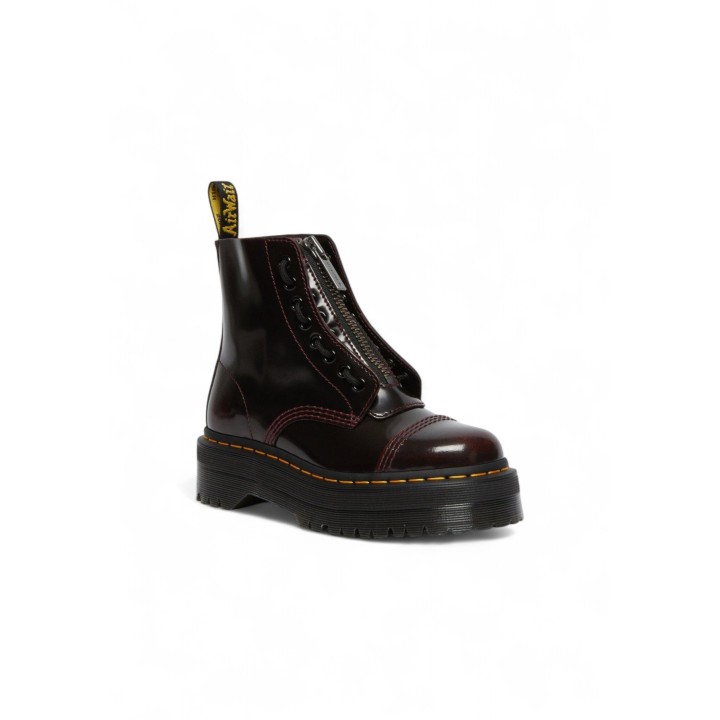 Dr. Martens Sinclair Arcadia botas de mujer bordeaux en vista frontal