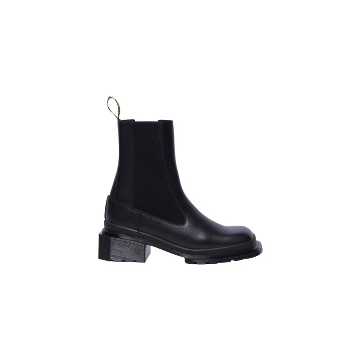 Dr. Martens Maybole Chelsea Wanama 32069001 para mujer en negro vista lateral
