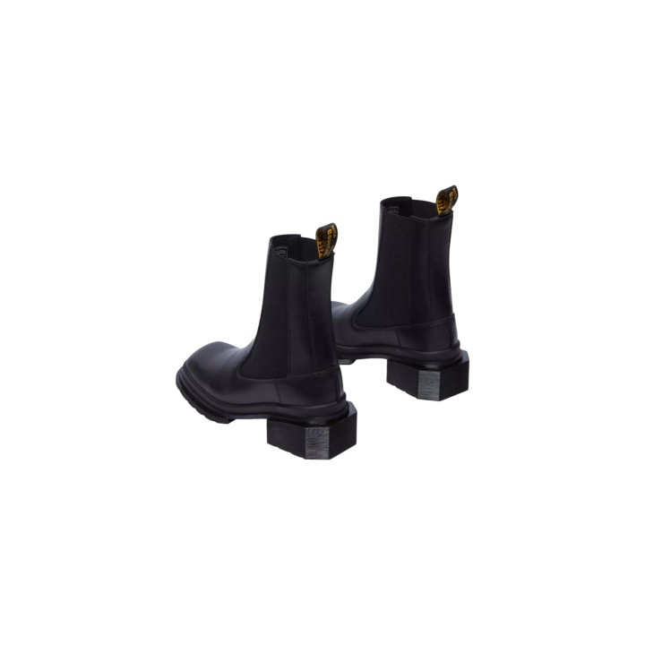 Botines Chelsea Dr. Martens Maybole Wanama 32069001 para mujer en negro vista posterior