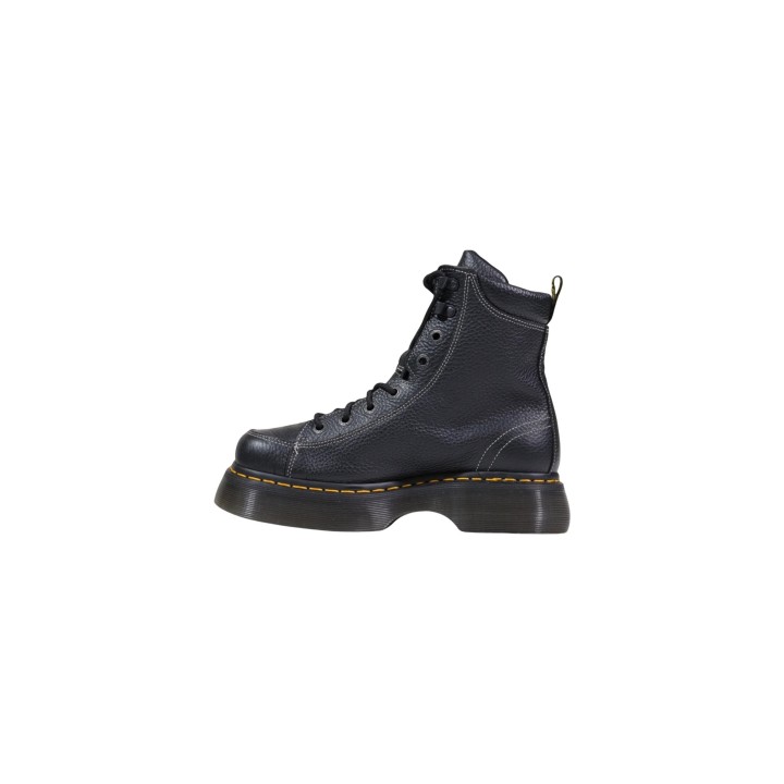 Dr. Martens Buzz 8i para mujer en napa negra vista lateral
