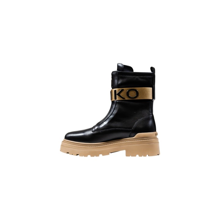Pinko Mia 13 botín de mujer negro vista lateral
