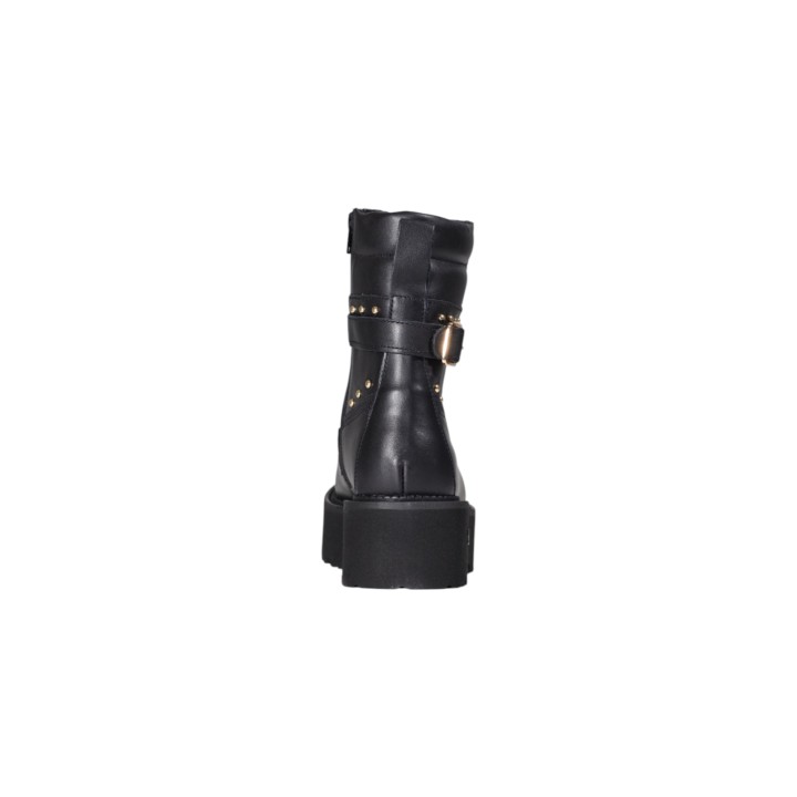 Botas Cult Rocky 4641 Mid negras para mujer vista posterior