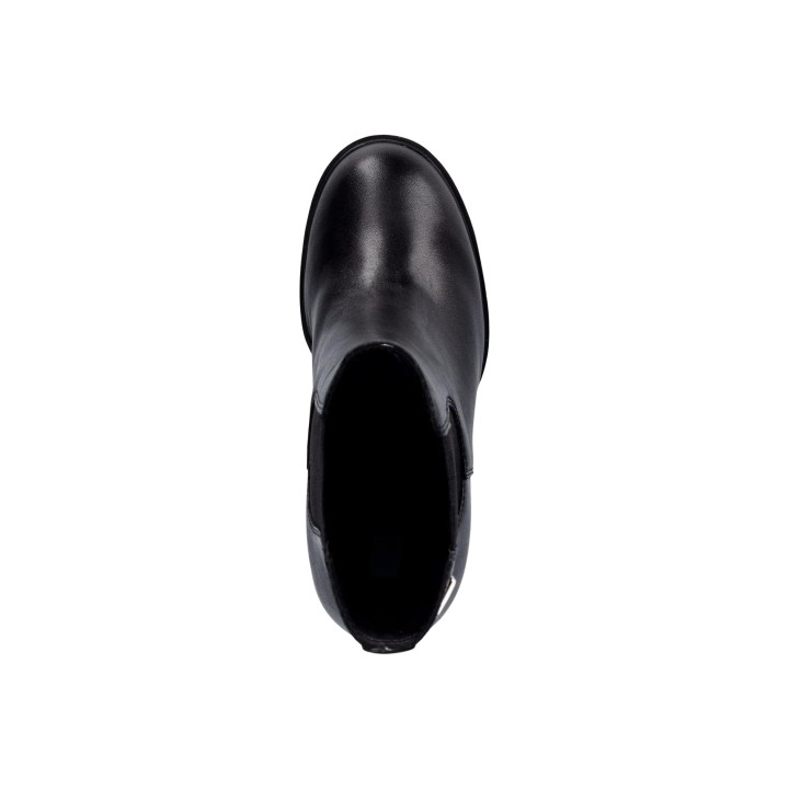 Botín de mujer negro Tommy Hilfiger Jeans EN0EN03112 en vista superior