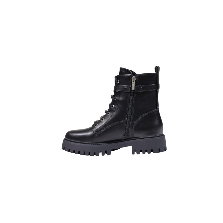 Botas Guess Ficki FLFFIC ELE10 negras para mujer vista lateral con cremallera