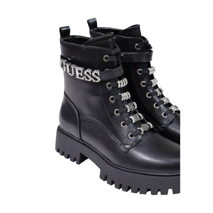 Detalle de botas Guess Ficki FLFFIC ELE10 negras para mujer