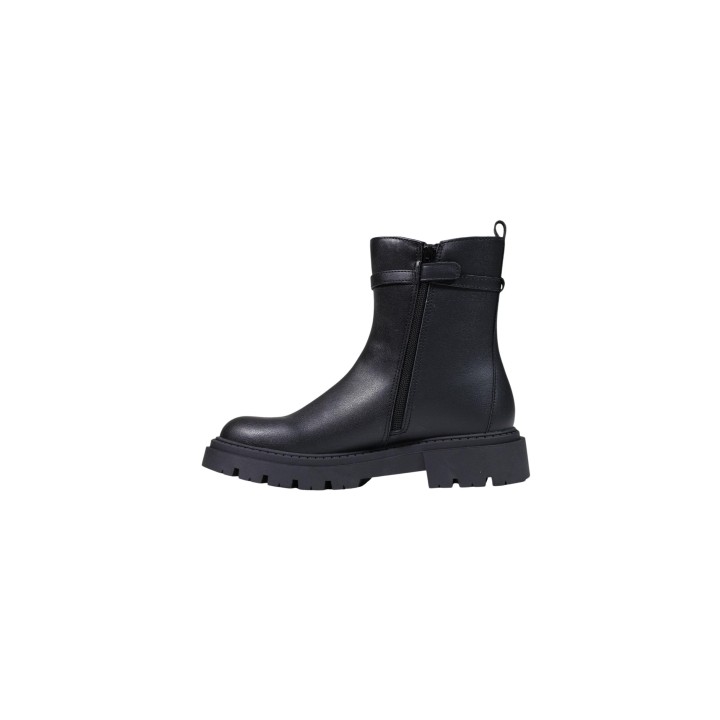 Bota negra de mujer Alviero Martini Prima Classe N 2570 0289 en vista lateral