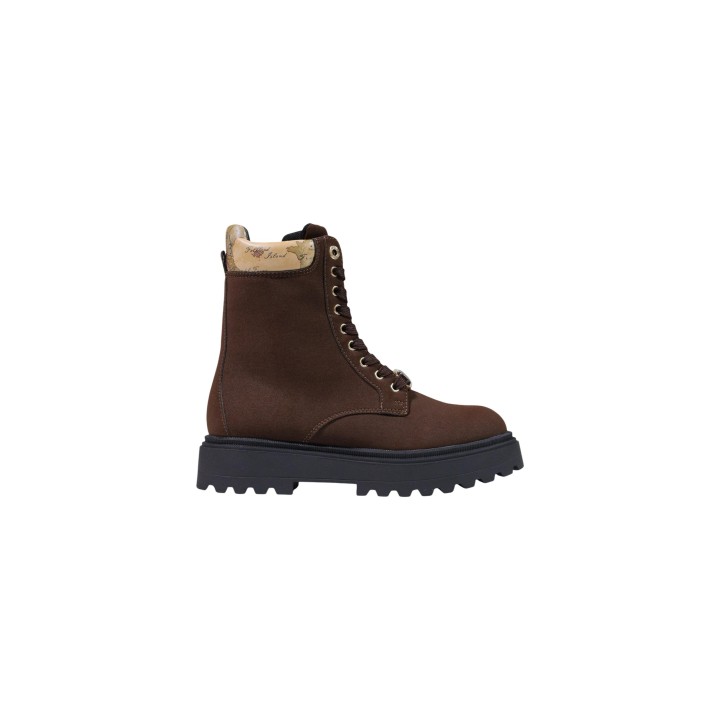 Bota marrón de mujer Alviero Martini Prima Classe N 2575 1269 en vista lateral