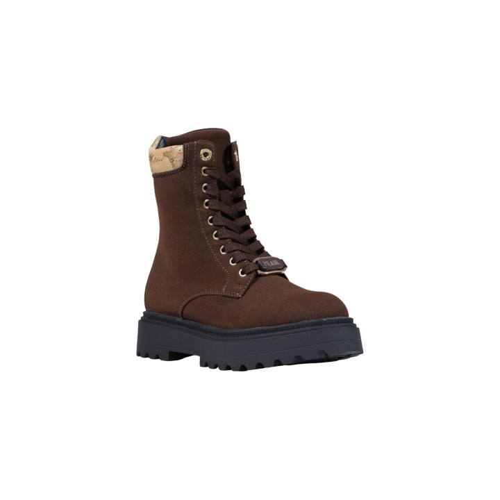 Bota marrón de mujer Alviero Martini Prima Classe N 2575 1269 en vista tres cuartos