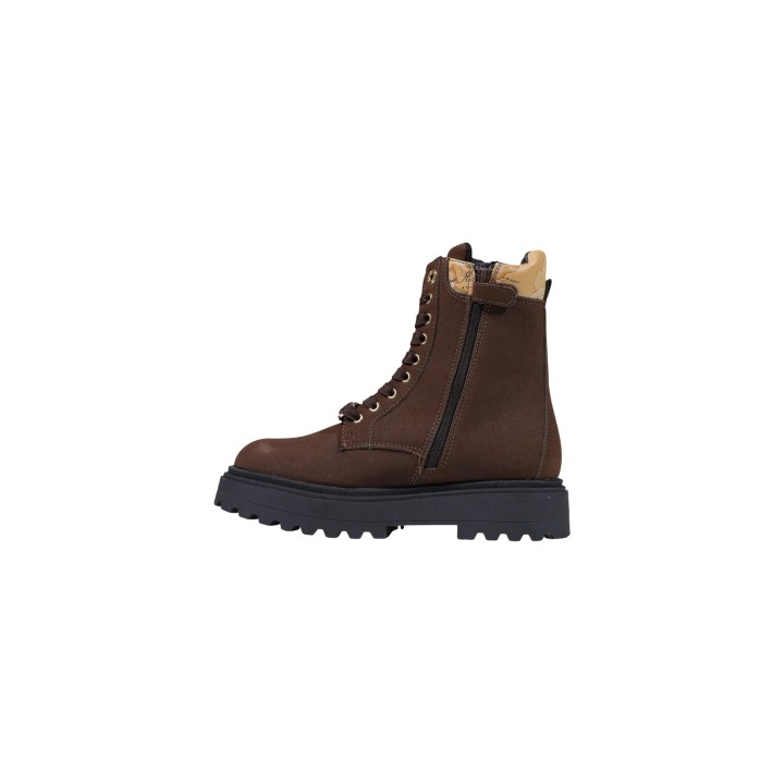 Bota marrón de mujer Alviero Martini Prima Classe N 2575 1269 en vista lateral