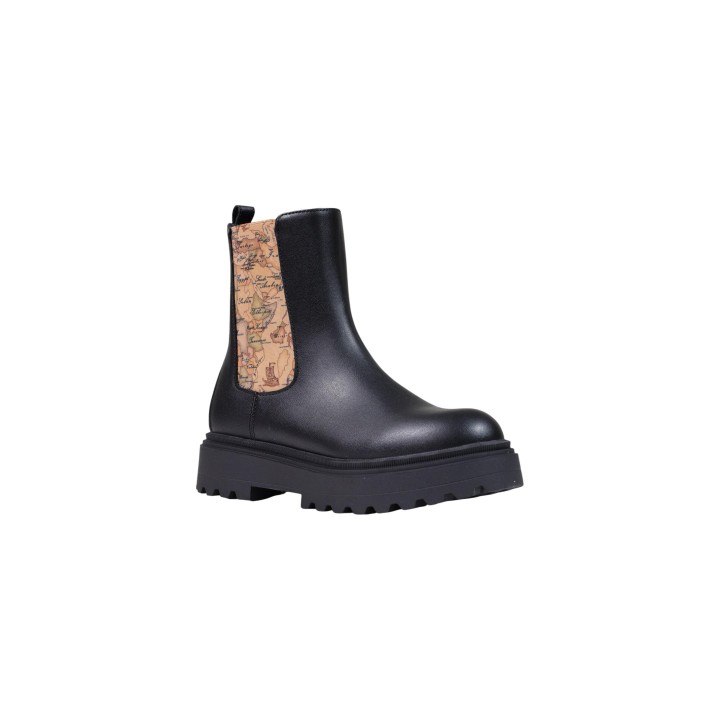 Alviero Martini Prima Classe botas de mujer negras N 2580 0289 vista tres cuartos