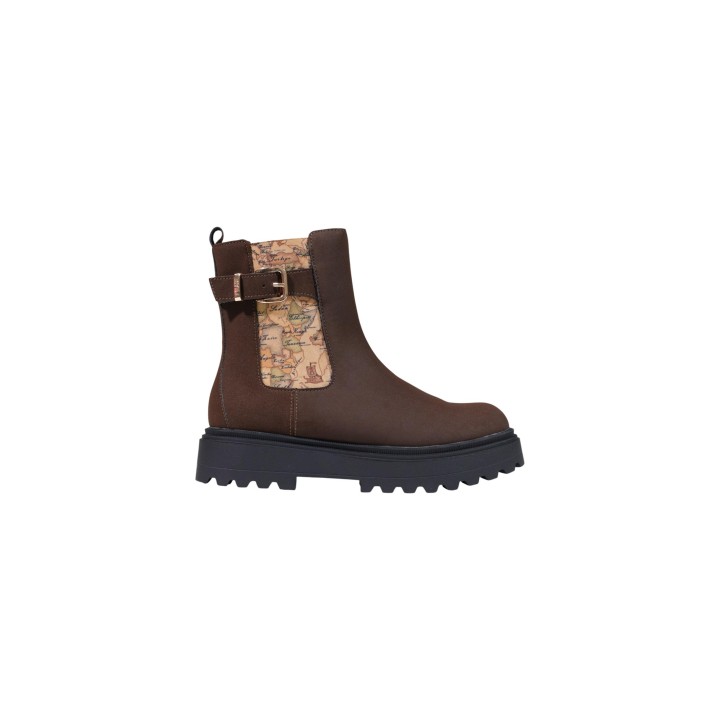 Alviero Martini Prima Classe botas de mujer marrones N 2581 0315 vista lateral