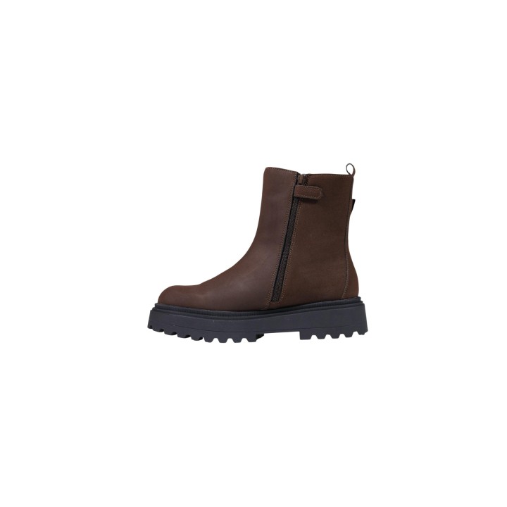 Alviero Martini Prima Classe botas de mujer marrones N 2581 0315 vista lateral con cremallera