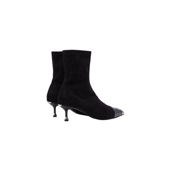Liu-Jo Deva 19 botines de mujer negros en vista posterior