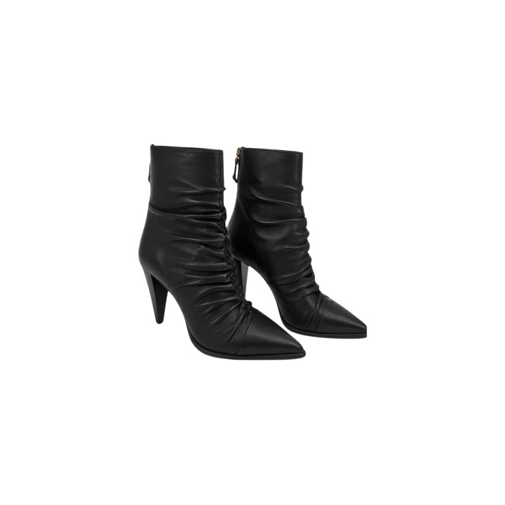 Botines de mujer Pinko VANE 02 negros vista tres cuartos frontal