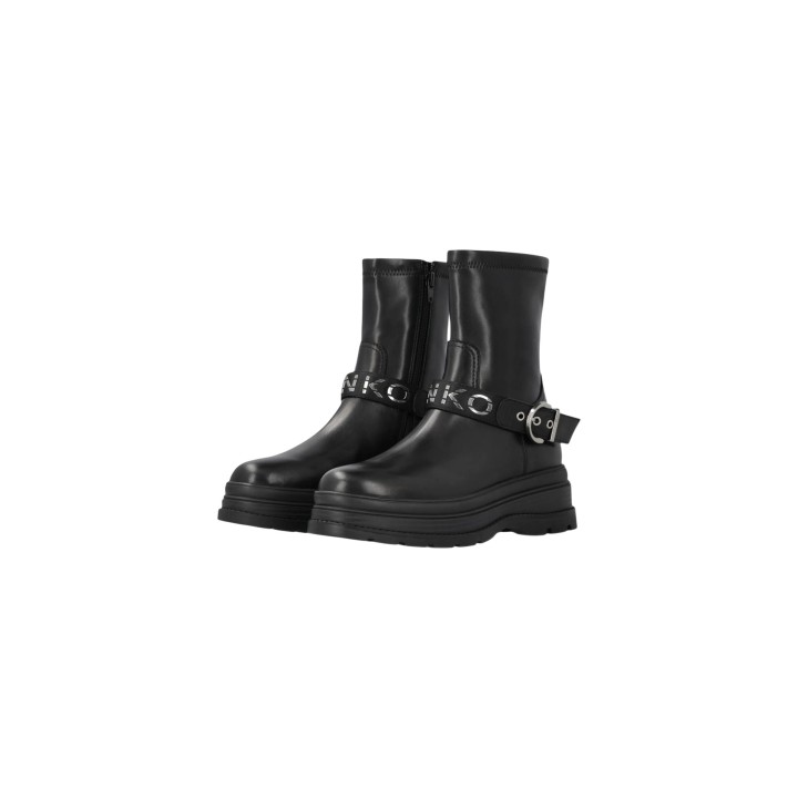 Pinko botines de mujer EVA 01 negros vista posterior