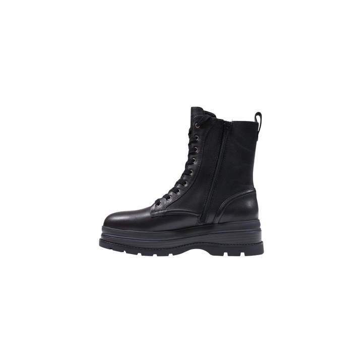 Pinko Eva 05 botas de mujer negras vista lateral posterior