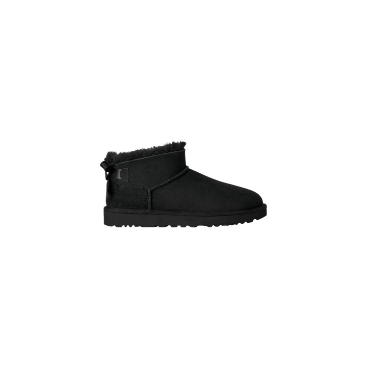 UGG Ultra Mini Bailey Bow 1185491 botines de mujer negros vista lateral