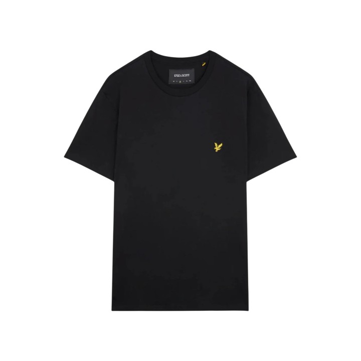 Camiseta Lyle & Scott TS400VOG para hombre negra vista frontal