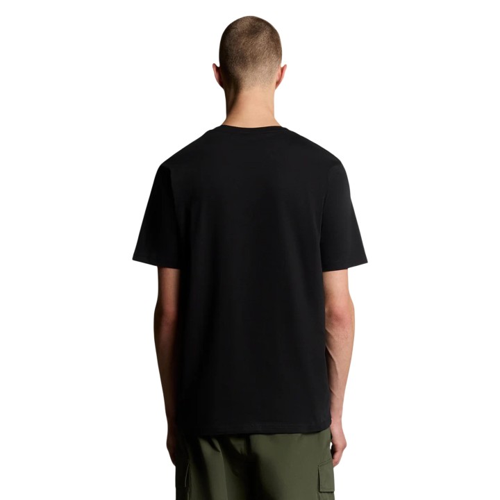 Camiseta Lyle & Scott TS400VOG para hombre negra vista posterior