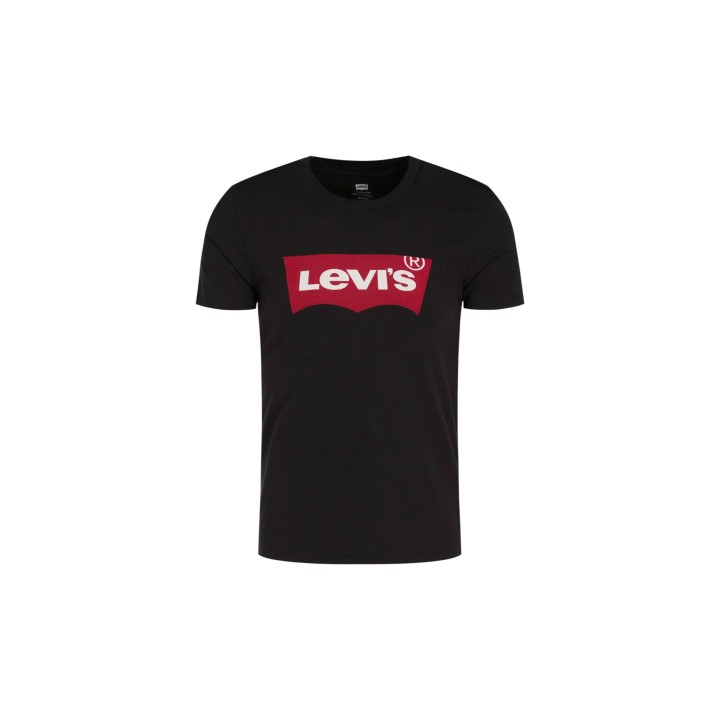 Camiseta Levi's® Housemark Tee 17783 negra para hombre vista frontal