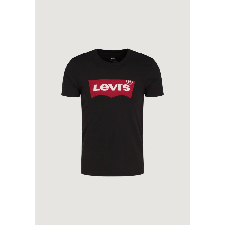 Camiseta Levi's® Housemark Tee 17783 negra para hombre vista frontal