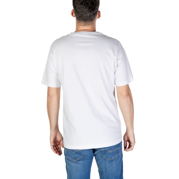 Camiseta de hombre Refrigiwear blanca JE9101T27100 vista posterior
