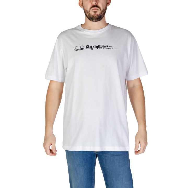 Camiseta Refrigiwear blanca de hombre JE9101T30600 vista frontal
