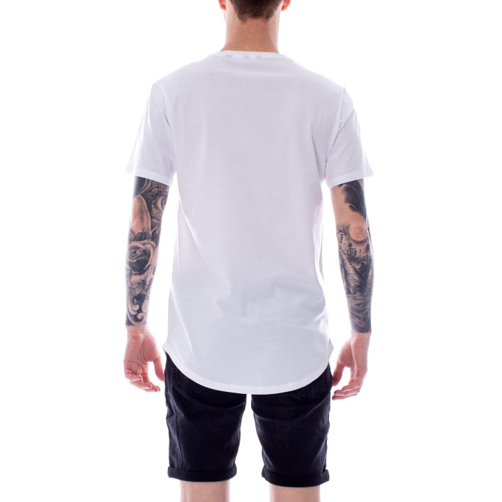 Only & Sons camiseta de hombre blanca Matt Longy SS Tee Noos vista posterior