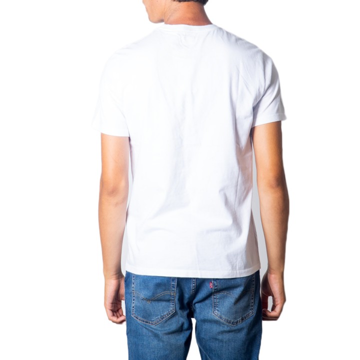 Levi's® camiseta de hombre blanca vista posterior modelo 56605-0000/0009