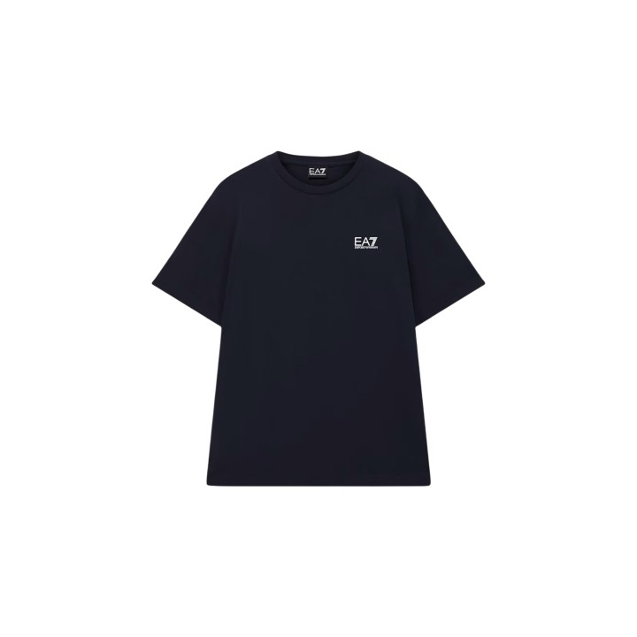 Camiseta azul EA7 de hombre modelo 7M000567 AF10375 vista frontal