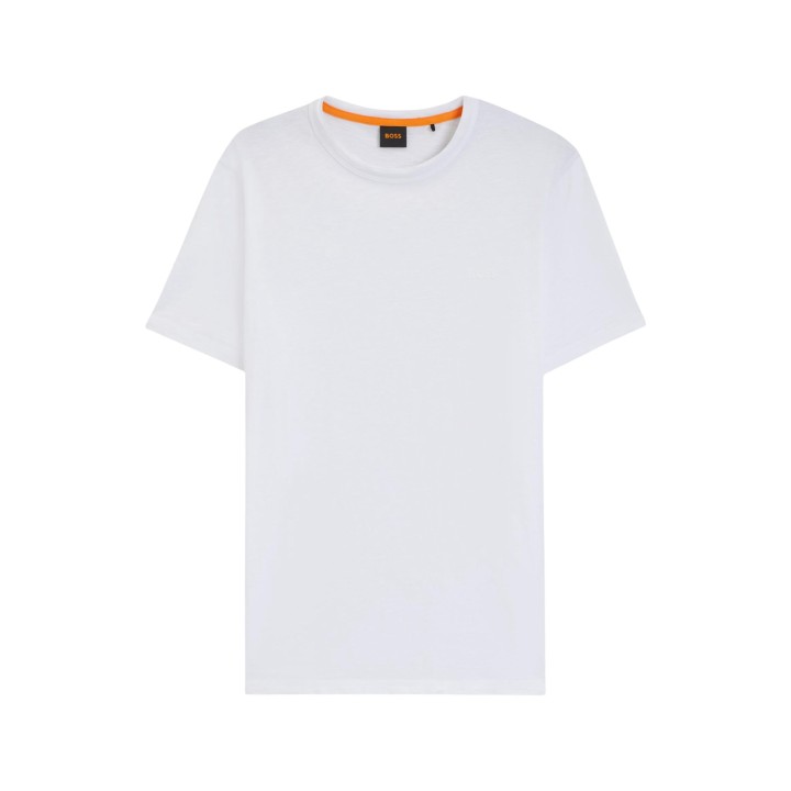 Boss camiseta de hombre blanca Tegood 10240843 vista frontal