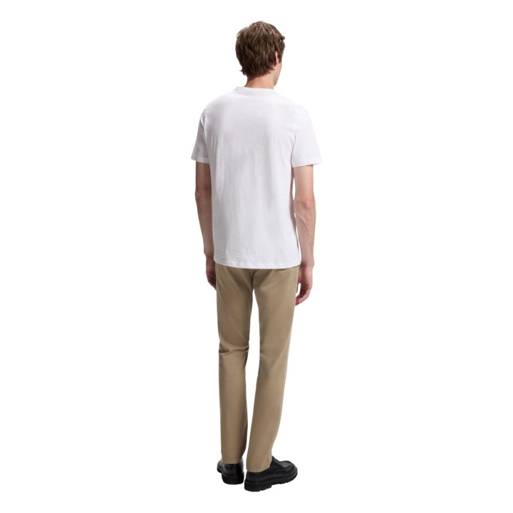 Boss camiseta de hombre blanca Tegood 10240843 vista posterior