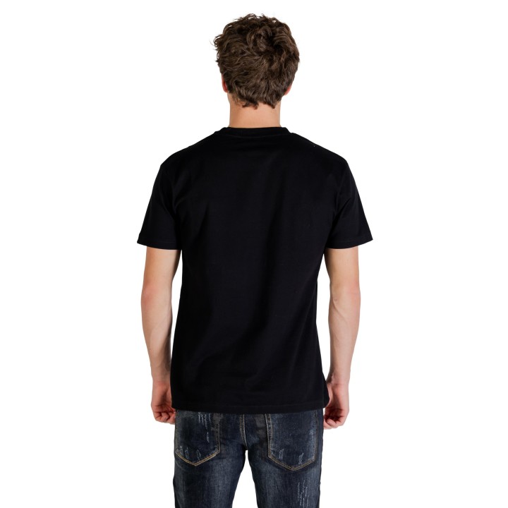 The Bomber camiseta negra de hombre con logo vista posterior