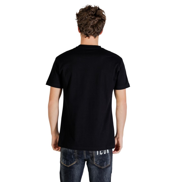 The Bomber camiseta de hombre negra vista posterior