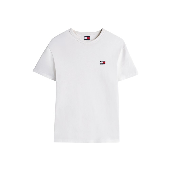 Camiseta blanca Tommy Hilfiger Jeans de hombre TJM REG BADGE TEE vista frontal