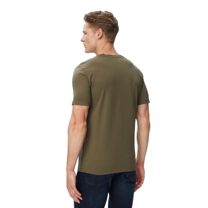 Boss camiseta de hombre verde Tales vista posterior